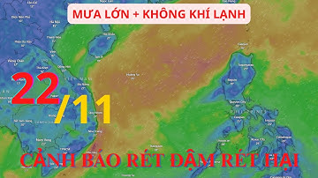 KHẨN CẤP! Ngày 22/11 _Miền Trung mưa lớn__miền Bắc rét đậm rét hại_tin không khí lạnh #thoitiet