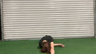 Prone Cross Arm Stretch