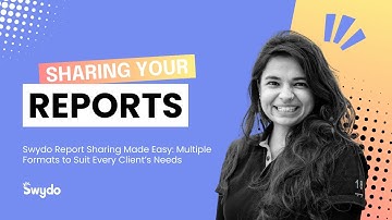 Sharing Your Reports Using Swydo