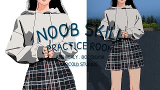 How to draw landscape view? | Noob Skill Practice Room