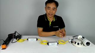 Long range network PoE to Ubiquiti 24V IP camera- PLUG AND PLAY