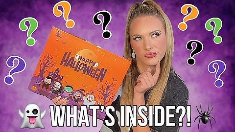 OPENING EVERY WINDOW TO MY HALLOWEEN ADVENT CALENDAR 😱📆🎃👻