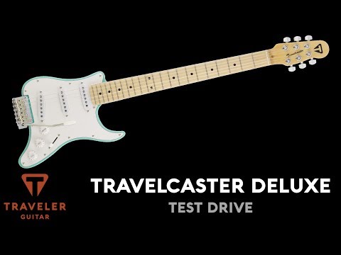 Traveler Guitar Travelcaster Deluxe Electric Guitar Test Drive Product Demo