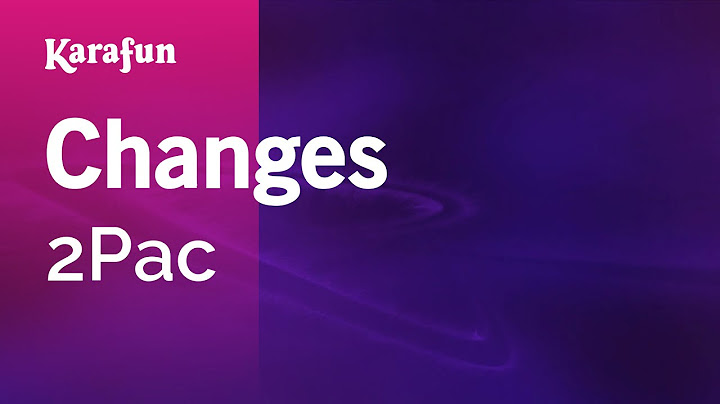 Changes Karaoke version - Karaoke performance video thumbnail