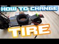 How to change tubeless tire in Electric scooter ⚒ Chinese Boyueda and Ti30 Example 🍕🍻
