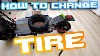 How to change tubeless tire in Electric scooter ⚒ Chinese Boyueda and Ti30 Example