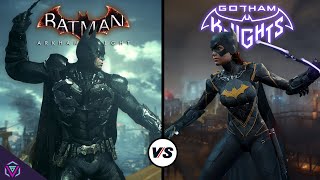 Gotham Knights vs Batman Arkham Knight - Gameplay Physics and Details Comparison
