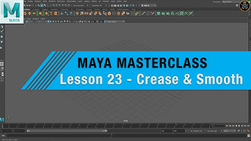 MAYA MASTERCLASS 23 - How to use Crease & Smooth Tools in Maya ( Beginner tutorial)
