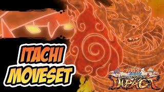 Naruto Ultimate Ninja Impact  [PSP] - Itachi Moveset screenshot 5