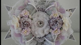 Shabby Chic Bow Card ~ Lavish Laces DTP