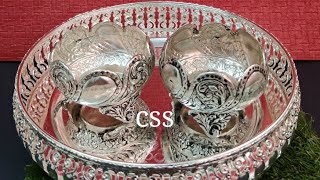 5000 Rs Tray With Antique Bowls Free Shipping