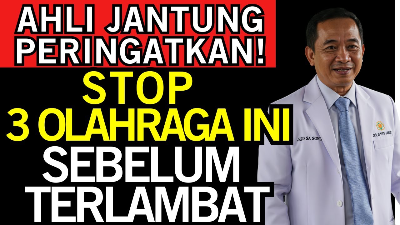 BAHAYA! 3 Olahraga TERLARANG untuk Kesehatan Lansia 60+ | Tips Kesehatan Lansia dari Dokter Jantung