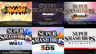 All Smash Bros. intros 1999-2018 (Real N64/GC/Wii/Wii U/N3DS/Switch Capture)