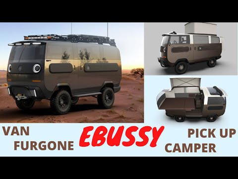 Video: Ebussy è Un Camper Elettrico Ispirato A VW Per L'età Moderna