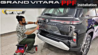 Maruti Suzuki Grand Vitara 2023 PPF Installation / Car PPF @VwrapsSikar