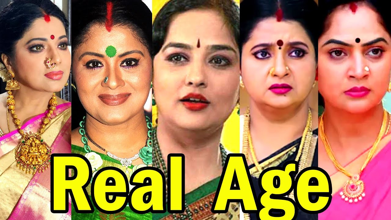 Tv Serial Actress Real Age In 2023 Haritha Meena Kumari Sudha Tv Serial Actress Real Age In 2023 Haritha Meena Kumari Sudha