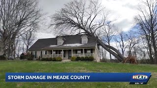 EF-1 tornado destroys homes and barns in Meade County