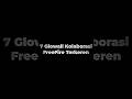 7 Glowall Kolaborasi Terekren di FreeFire #freefire #shorts