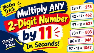 Details Multiply Any 2-Digit Number by 11 FAST! | Easy Maths Trick. News