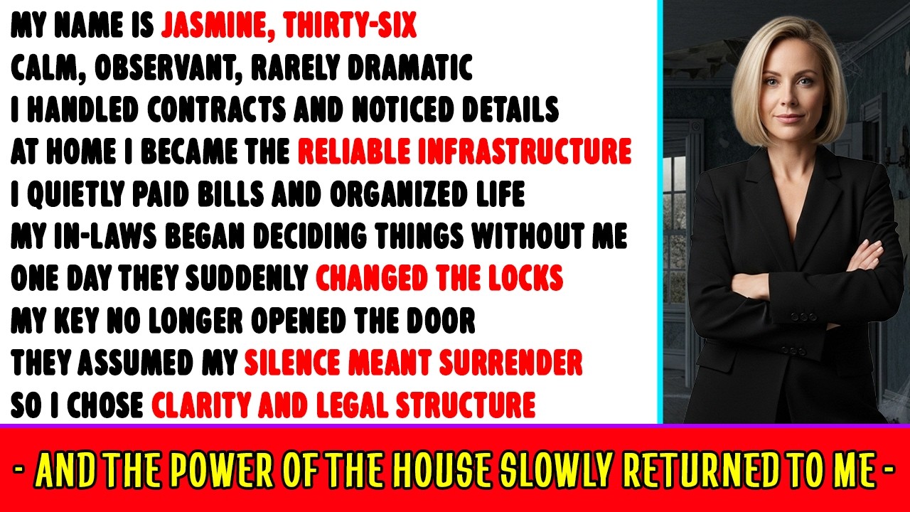 The key turned but the lock didn’t move. I was standing on the porch of a house I paid for, with my name alone on the mortgage, trying to get into my own home. When Daniel opened the door, he said...