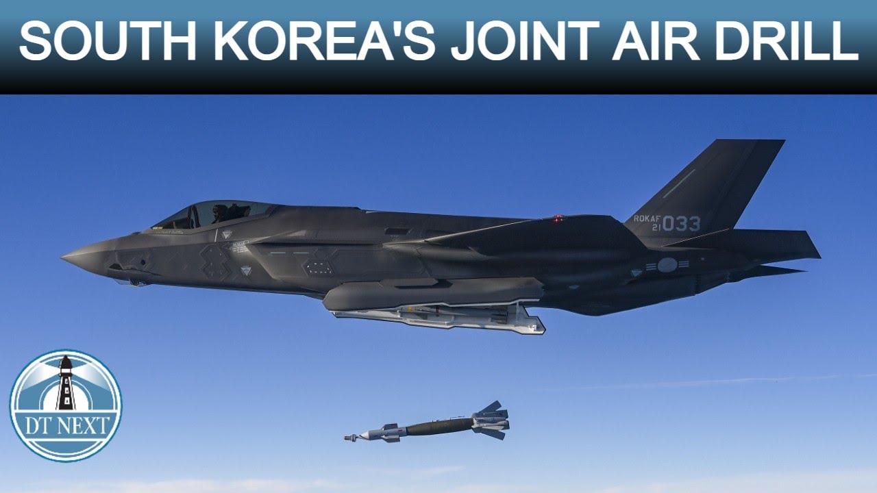SOUTH KOREA CONDUCTS JOINT AIR DRILL WITH US | DT NEXT - YouTube
