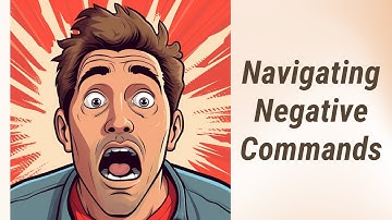 Mastering English: Navigating Negative Commands with 