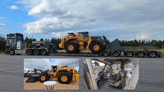 4K 60 | Volvo L260H Lowered Cab for underground mining | Heavy Haulage Scania R620 with VM Trailer