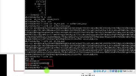Webjjang Hadoop 05-03 하둡 2.7.6 Pseudo-distributed 모드로 실행하기 2(웹짱과 함께하는 하둡)