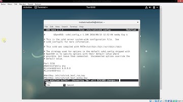 Konfigurasi SSH Debian 9