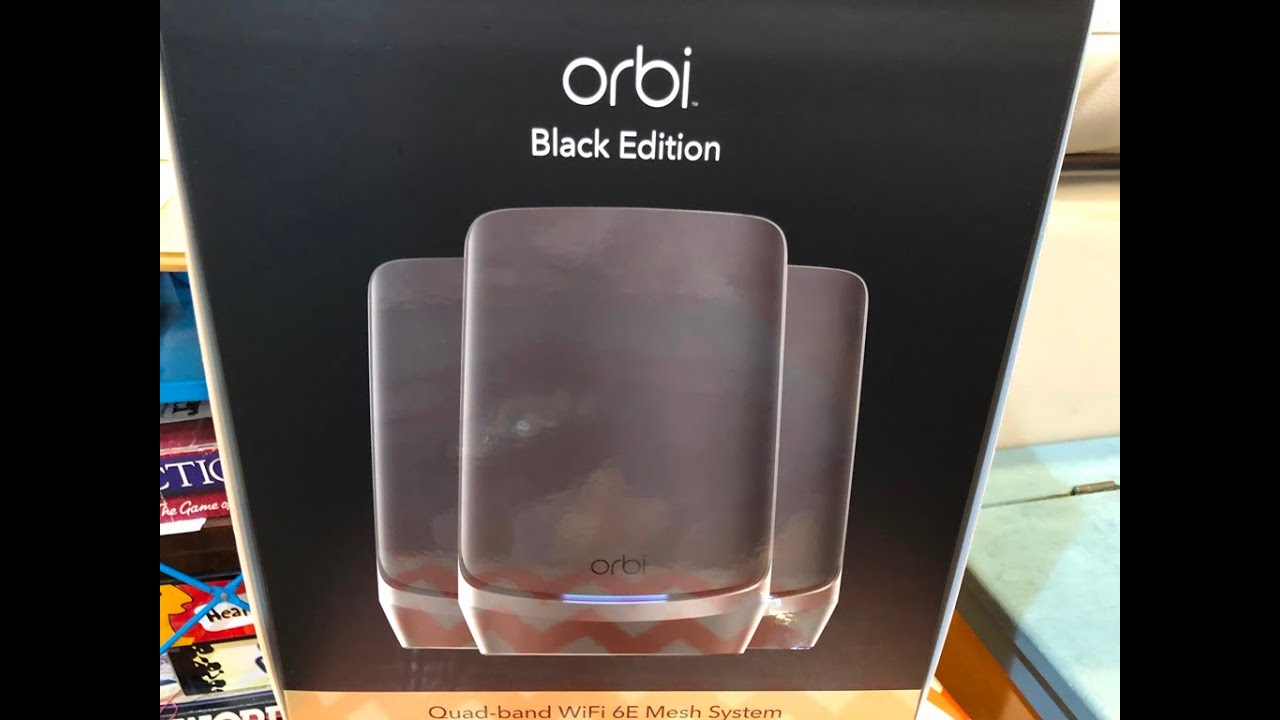 Orbi 960 Series Quad-Band 6E AXE11000 WiFi Mesh RBKE963B 10.8Gbps