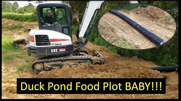 Duck Pond Update! Installing Main Culvert Pipe PART 1 of 2~07-28-18