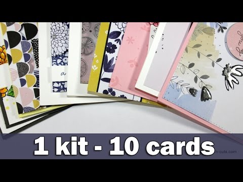 1 kit - 10 cards | SSS July 2016 card kit - YouTube