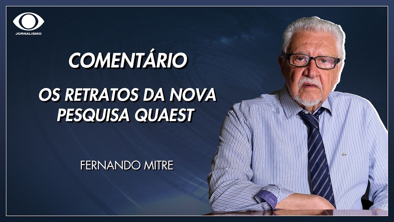Mitre: os retratos da nova pesquisa Quaest | Jornal da Noite