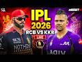 Ipl 2026 | RCB vs KKR Match Live🔥| Cricket 26 Live | RtxVivek