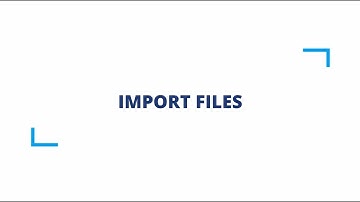 How to import files ?