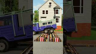 Insane Truck vs Speed Bump Fail! 😱 Can They Make It? #Shorts