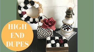 MACKENZIE CHILDS INSPIRED DECOR IDEAS - HIGH END DUPES - ECLECTIC DECOR - SUNDAY FUNDAY