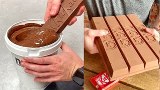 How To Make Giant KitKat Chocolate At Home