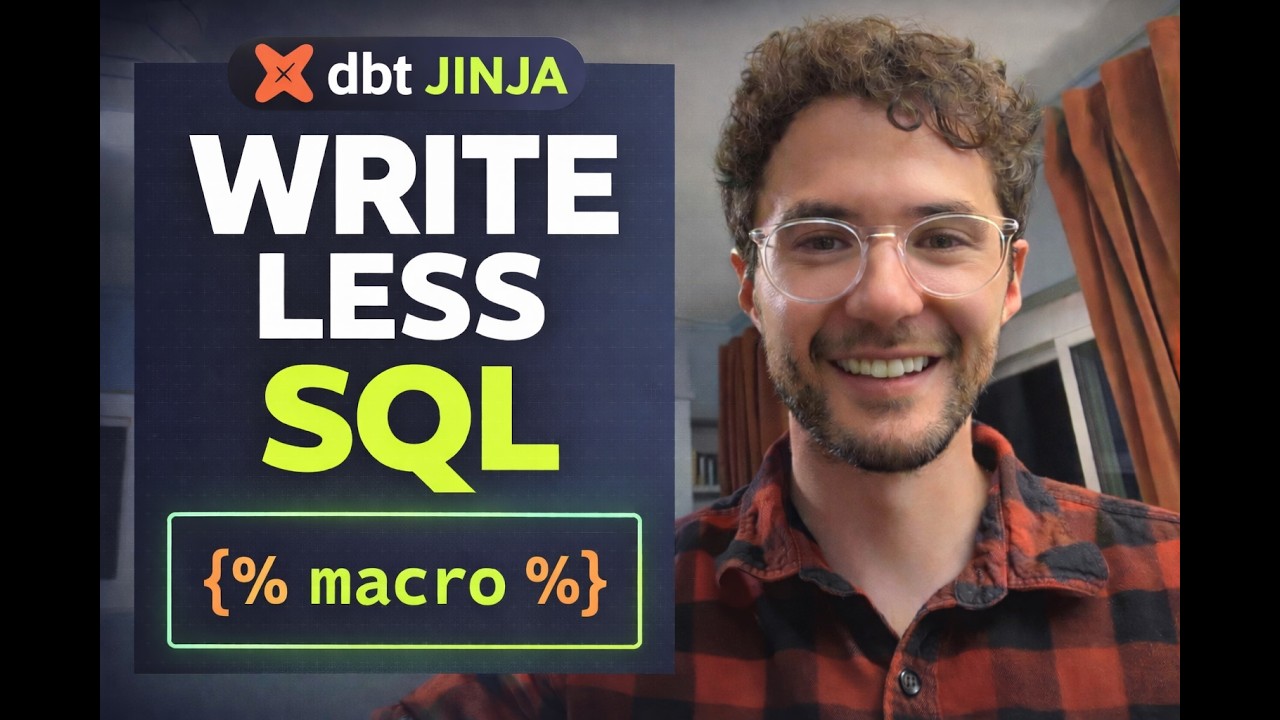 Most dbt Projects Use Jinja Wrong (Intro) - YouTube
