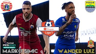 MARC KLOK PENGHIANAT? DUEL BERGENGSI KEMBALI TERSAJI | PES 2021 SHOPEE LIGA 1 PERSIJA VS PERSIB