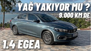 GERÇEKTEN YAĞ YAKIYOR MU ? UZUN KULLANIM TESTİ | 9.000 KM DE YAĞ TESTİ | FİAT EGEA 1.4 FIRE 95 HP