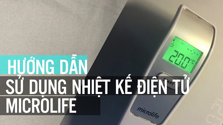 Hướng dẫn sử dụng nhiệt kế điện tử microlife fr1mf1 năm 2024