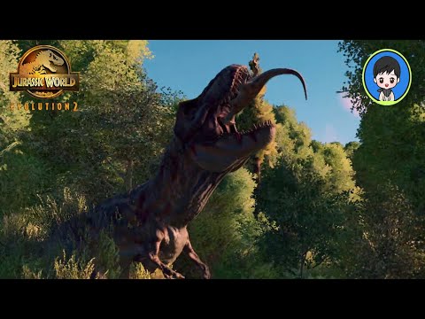 Tyrannosaurus Rex VS Giganotosaurus - Jurassic World Evolution 2