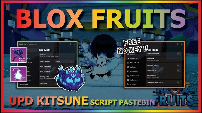 Ahmed Mode on X: [☀️☁️ UPDATE 17] NEW ROBLOX BLOX FRUITS HACK SCRIPT AUTO  FARM AUTO STATS FRUITS SNIPER PASTEBIN 2022 Video of the script:   Download the script here:  # roblox #