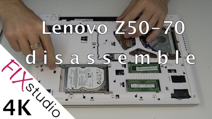 Replace or the disk in Lenovo Z50-70 laptop - YouTube