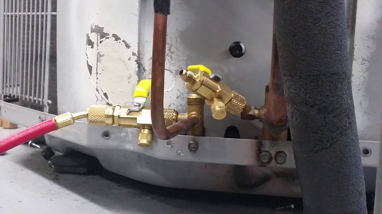 Hvac vacuum, purge and charge YouTube