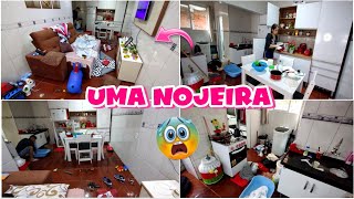 DIA DE FAXINA PESADA 🤮 || UMA SEMANA SEM LIMPAR A CASA || E OLHA O ESTADO QUE FICOU!!😱😱