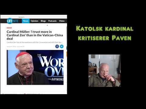 Video: Paven Kritiserer De Dårlige Katolikker