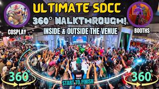 San Diego Comic-Con 2026 FULL Walkthrough in 360 Entire Show Floor Tour