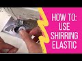 How To Shirr Fabric With Elastic Thread | Shirring With Elastic Thread | Shirring Tutorial